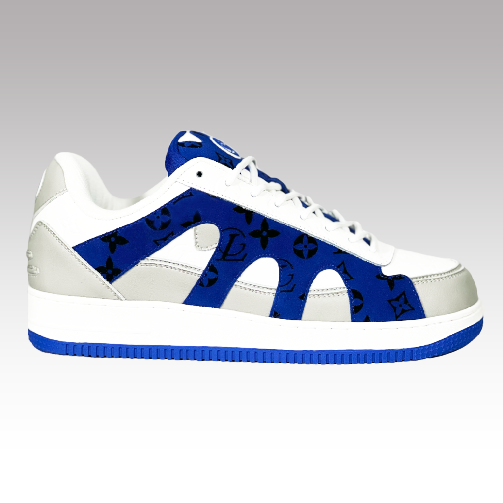 Blue gold sneakers shop