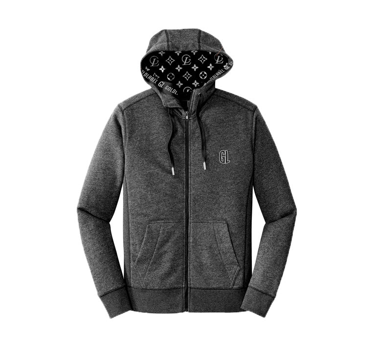 Grey Monogram pattern Gold Label track suit